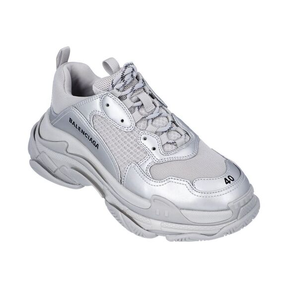 Balenciaga Triple S Sneaker 'Silver Metallic' - Picture 1 of 4
